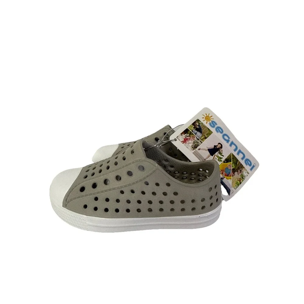 Kids Slip On Lightweight Breathable Waterproof Shoes Gray Size‎ 6